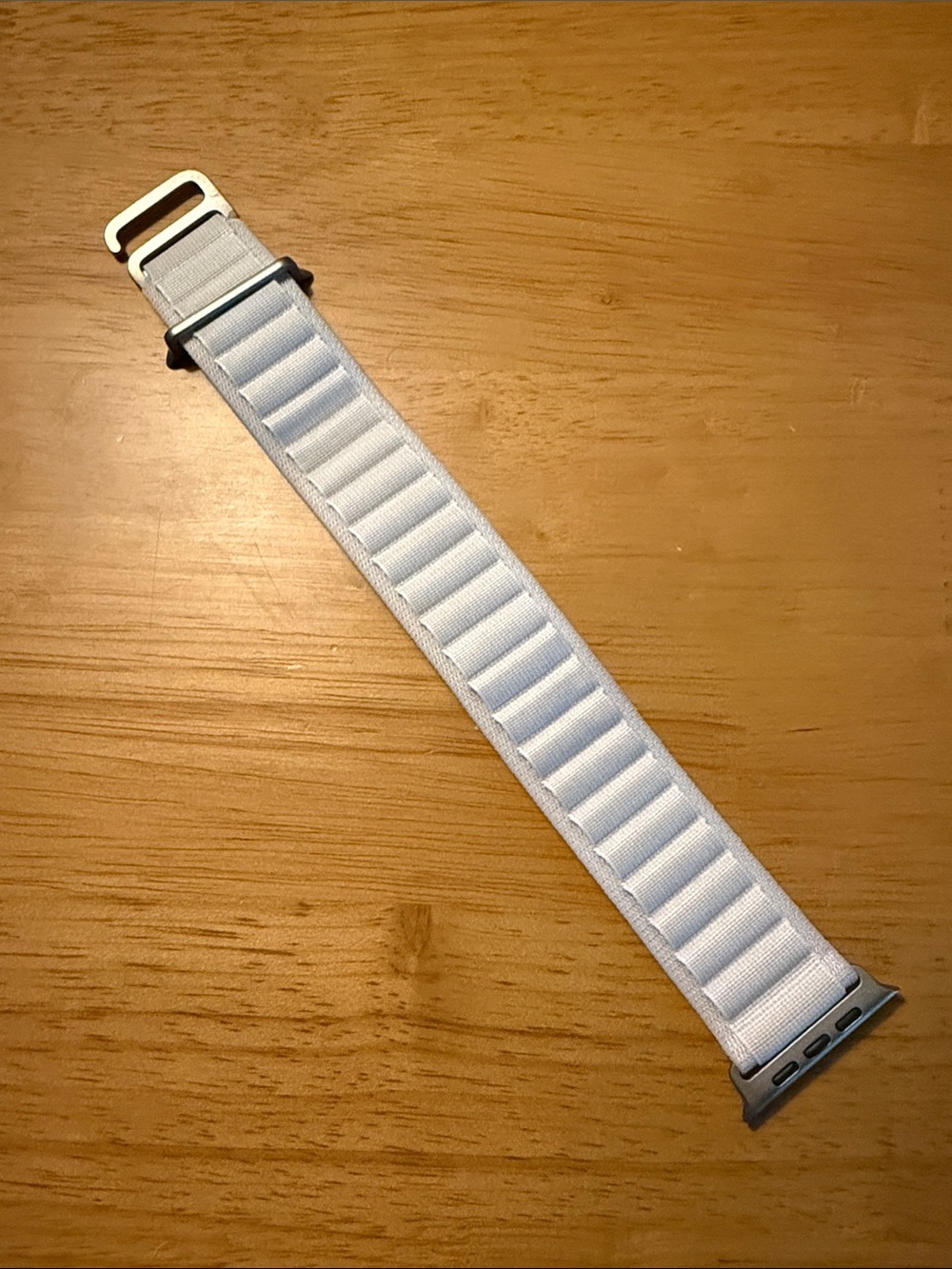Apple Watch Band - 49mm Alpine Loop band for Apple Watch Ultra - White/Size Sm